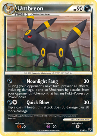 Umbreon 10/90 HeartGold & SoulSilver HS—Undaunted
