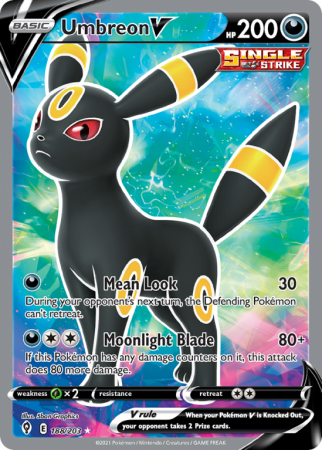 Umbreon V 188/203 Sword & Shield Evolving Skies