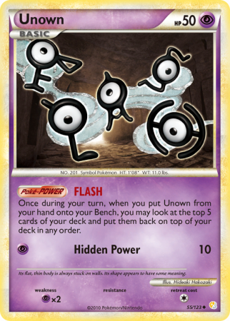 Unown 55/123 HeartGold & SoulSilver HeartGold & SoulSilver