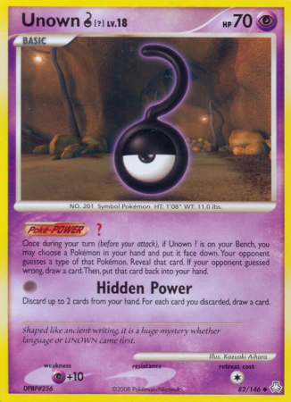 Unown ? 82/146