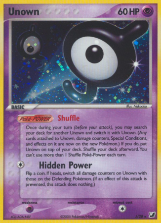 Unown J/115 EX Unseen Forces