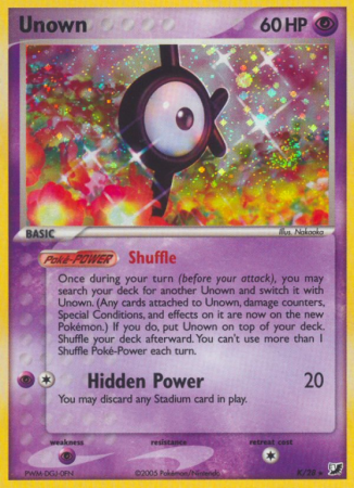 Unown K/115 EX Unseen Forces