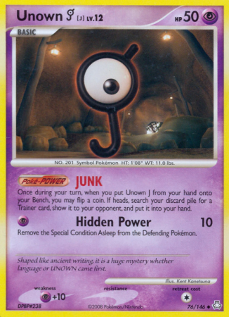 Unown J 76/146