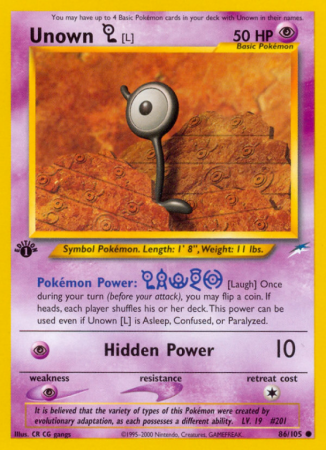 Unown [L] 86/113