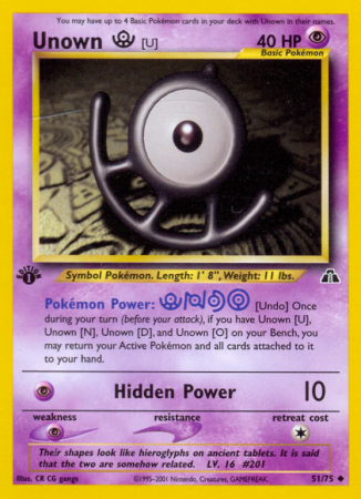 Unown [U] 51/75