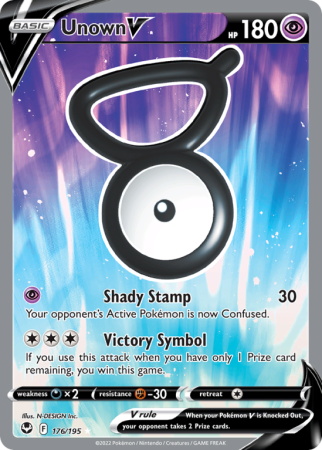 Unown V 176/195 Sword & Shield Silver Tempest