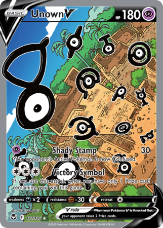 Unown V 177/195 Sword & Shield Silver Tempest
