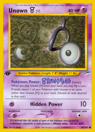 Unown [V] 89/113
