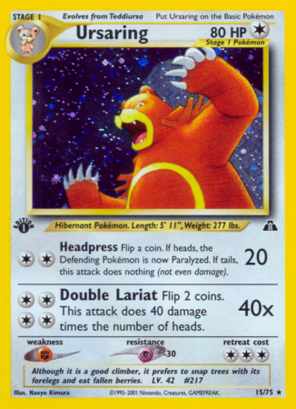 Ursaring 15/75 Neo Neo Discovery