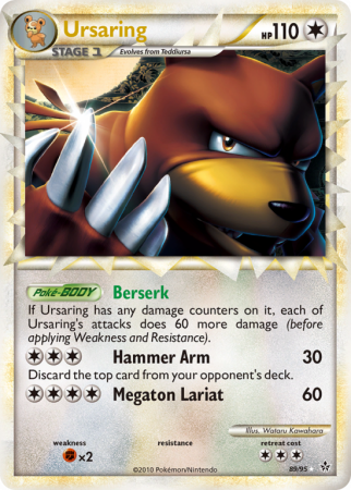 Ursaring 89/95 HeartGold & SoulSilver HS—Unleashed