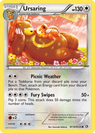 Ursaring RC16/113 Black & White Legendary Treasures