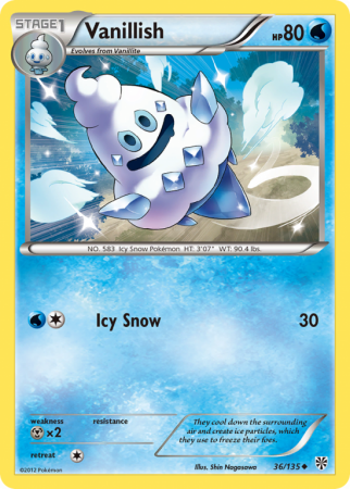 Vanillish 36/135 Black & White Plasma Storm