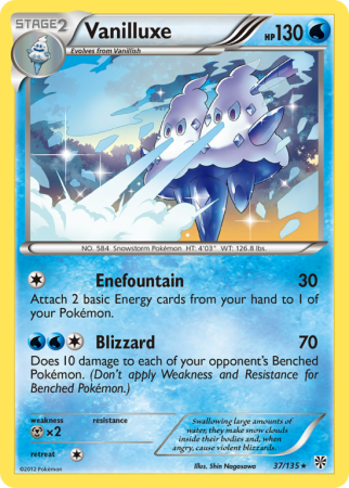 Vanilluxe 37/135 Black & White Plasma Storm
