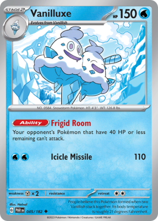 Vanilluxe 45/182 Scarlet & Violet Paradox Rift