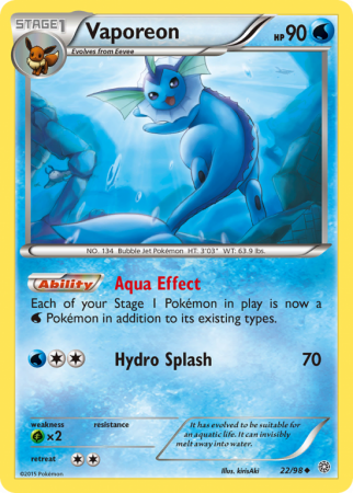 Vaporeon 22/98