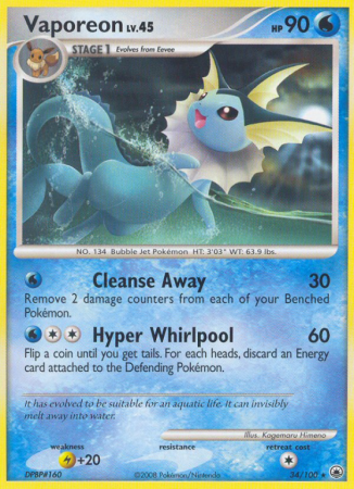 Vaporeon 34/100