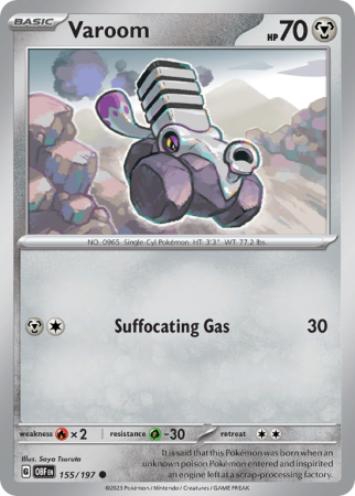 Varoom 155/197 Scarlet & Violet Obsidian Flames