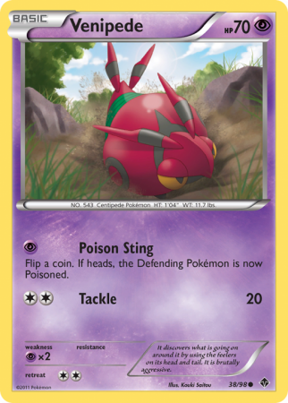 Venipede 38/98 Black & White Emerging Powers