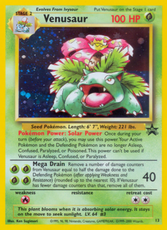 Venusaur 13/53 Base Wizards Black Star Promos