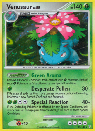 Venusaur 13/147 Platinum Supreme Victors