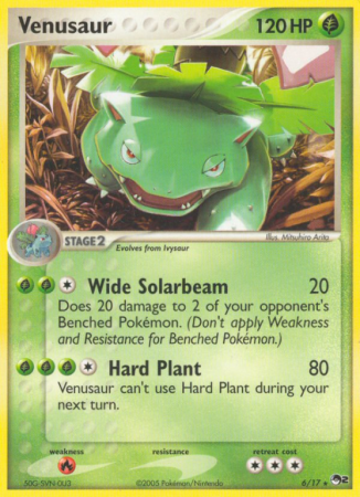 Venusaur 6/17 POP POP Series 2