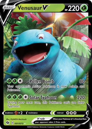 Venusaur V 1/73 Sword & Shield Champion's Path