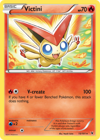 Victini 15/101 Black & White Noble Victories