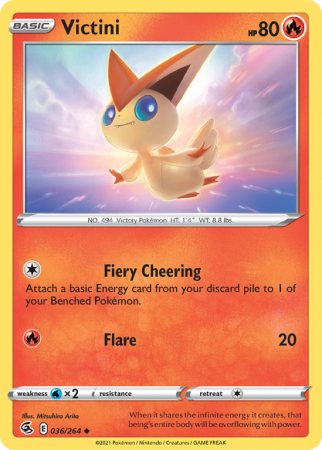 Victini 36/264 Sword & Shield Fusion Strike