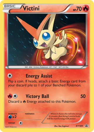 Victini XY189/183 XY XY Black Star Promos
