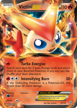 Victini-EX 18/135 Black & White Plasma Storm
