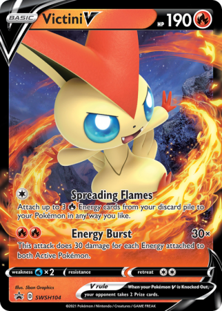Victini V SWSH104/103 Sword & Shield SWSH Black Star Promos