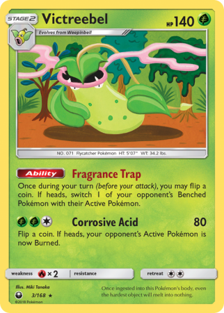 Victreebel 3/168 Sun & Moon Celestial Storm