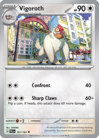 Vigoroth 161/193 Scarlet & Violet Paldea Evolved