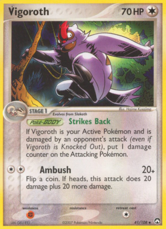 Vigoroth 41/108 EX Power Keepers