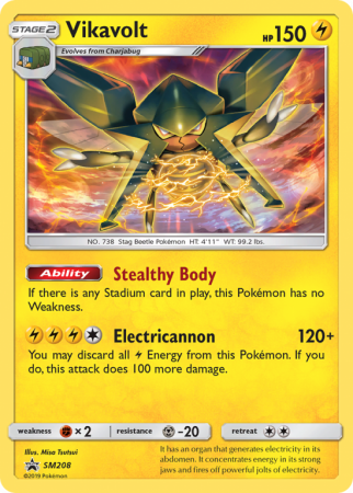 Vikavolt SM208/156 Sun & Moon SM Black Star Promos