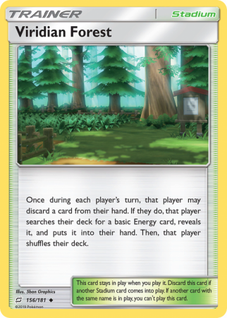 Viridian Forest 156/181 Sun & Moon Team Up