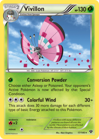 Vivillon 17/146 XY XY