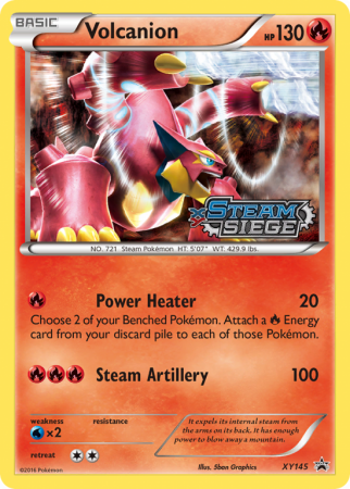 Volcanion XY145/183 XY XY Black Star Promos