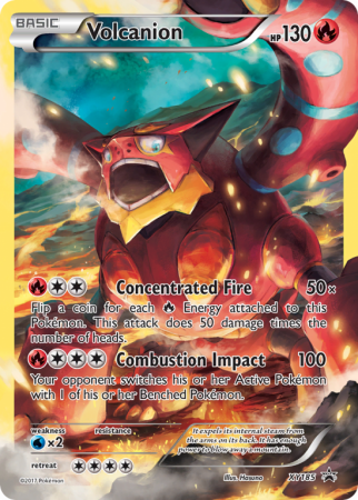 Volcanion XY185/183 XY XY Black Star Promos