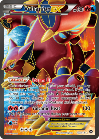 Volcanion-EX 107/114 XY Steam Siege