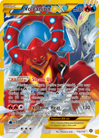 Volcanion-EX 115/114 XY Steam Siege