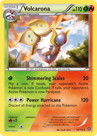 Volcarona 15/114 XY Steam Siege