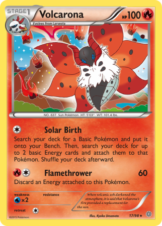 Volcarona 17/98 XY Ancient Origins
