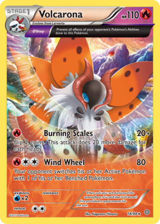 Volcarona 18/98 XY Ancient Origins
