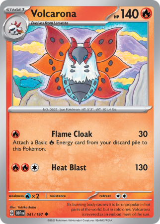 Volcarona 41/197 Scarlet & Violet Obsidian Flames