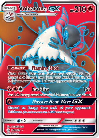 Volcarona-GX 213/236 Sun & Moon Cosmic Eclipse