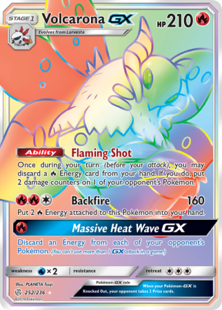 Volcarona-GX 252/236 Sun & Moon Cosmic Eclipse