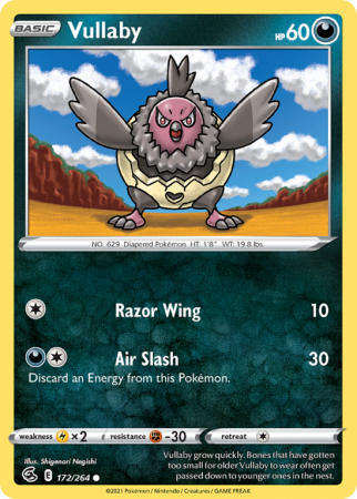 Vullaby 172/264 Sword & Shield Fusion Strike
