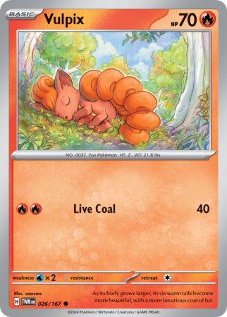Vulpix 26/167