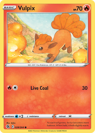Vulpix 28/264 Sword & Shield Fusion Strike